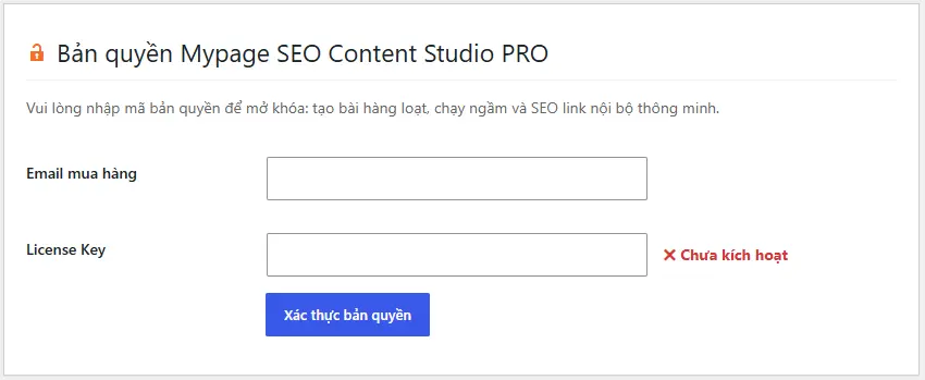 MPSCS kích hoạt Pro